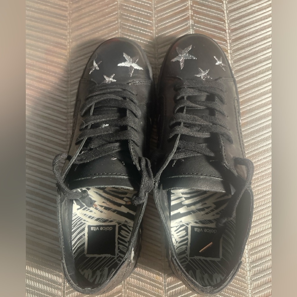 NEW Dolce black sneakers with stars CLEARANCE - ANY 2 PAIRS OF SHOES $35 6.5